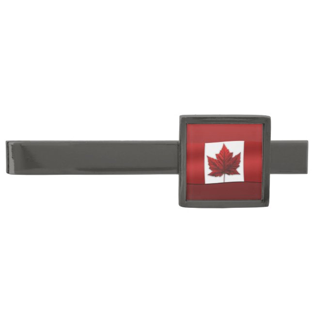 Canada Tie Clip Canada Maple Leaf Tie Clip Custom (Front)