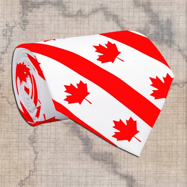 Canada Ties, fashion Canadian Flag, business Neck Tie (Creator Uploaded)