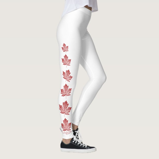 Canada Tights Cool Canada Souvenir Leggings Gifts (Right)