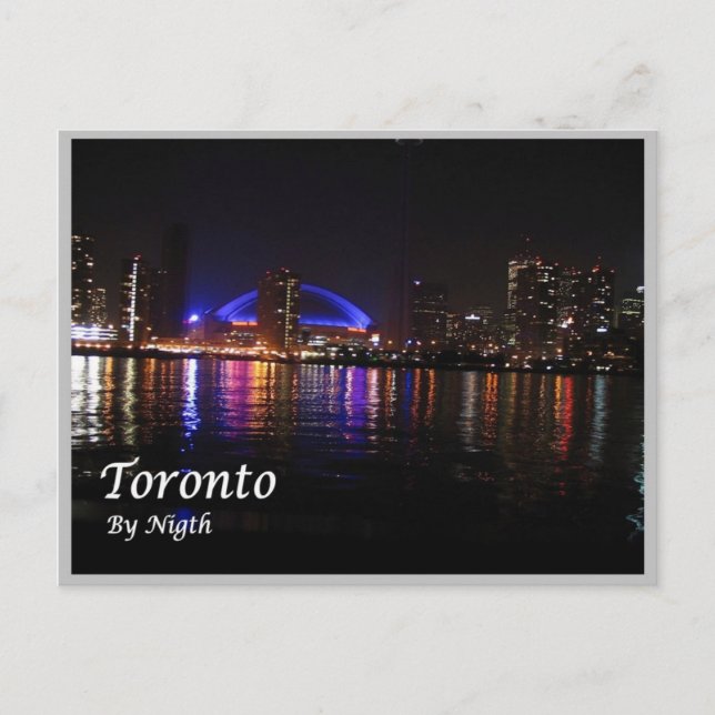 Canada - Toronto by Night - Postcard (Front)