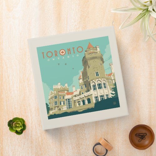 Canada  Toronto Casa Loma 3 Ring Binder