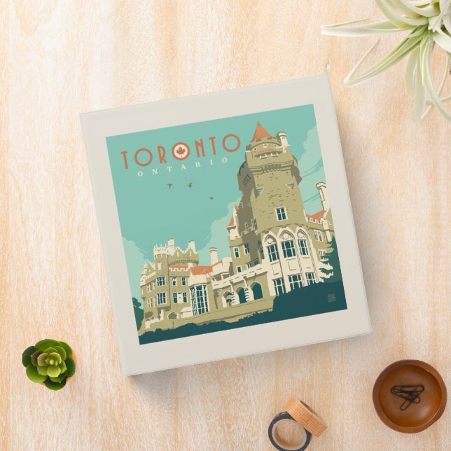 Canada | Toronto, Casa Loma 3 Ring Binder (In Situ)