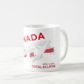 Canada Total Eclipse Coffee Mug (Front Right)