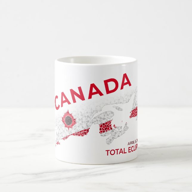 Canada Total Eclipse Coffee Mug (Center)