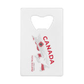 Canada Total Eclipse Credit Card Bottle Opener (Back)