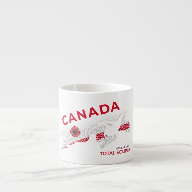 Canada Total Eclipse Espresso Mug (Front)