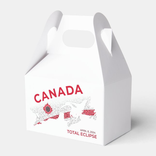 Canada Total Eclipse Favor Box (Front Side)