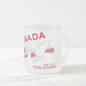 Canada Total Eclipse Frosted Mug (Front Right)