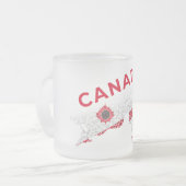Canada Total Eclipse Frosted Mug (Front Left)