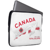 Canada Total Eclipse Laptop Sleeve (Front Right)