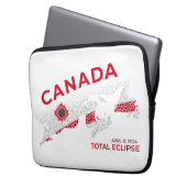 Canada Total Eclipse Laptop Sleeve (Front Left)