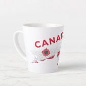 Canada Total Eclipse Latte Mug (Left Angle)