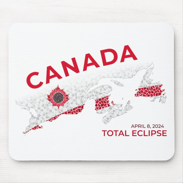 Canada Total Eclipse Mouse Pad (Front)
