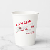 Canada Total Eclipse Paper Cups (Back)