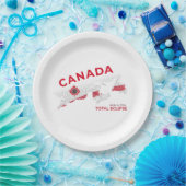 Canada Total Eclipse Paper Plates (Party)