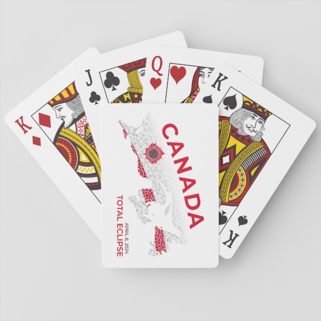 Canada Total Eclipse Playing Cards (Back)