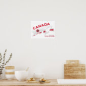 Canada Total Eclipse Poster (Kitchen)