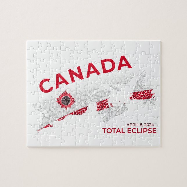 Canada Total Eclipse Puzzle (Horizontal)