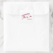Canada Total Eclipse Square Sticker (Bag)