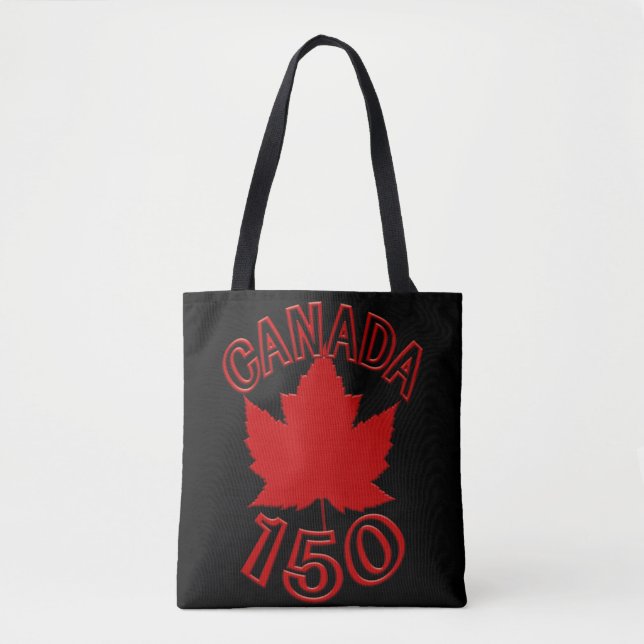 Canada Tote Bags Canada 150 Bags Customized (Front)