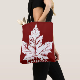 Canada Tote Bags Retro Canada Maple Leaf Bags