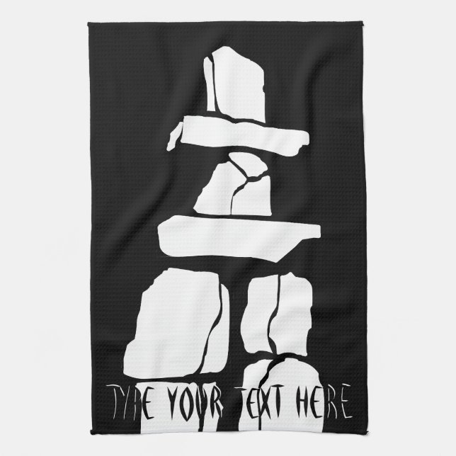 Canada Towel Personalized Vancouver Tea Towel (Vertical)