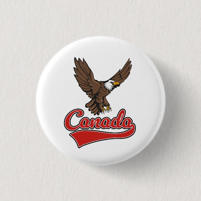 Canada Travel logo Button (Front)