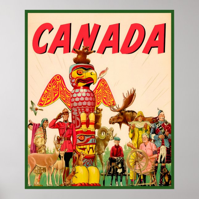 Canada Travel Poster  (Front)
