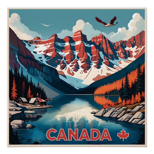Canada Travel Poster (Front)