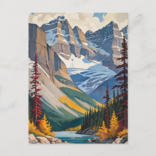 Canada Travel Poster Postcard (Front)