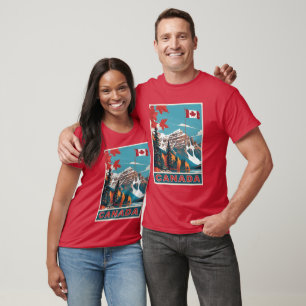 Canada Travel Poster T-Shirt