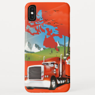 Canada Truck map travel poster iPhone XS Max Case