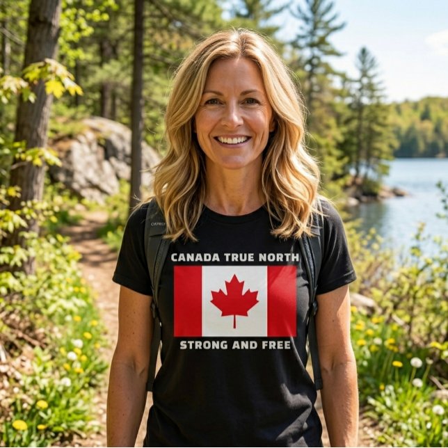 Canada True North Strong And Free.  T-Shirt (Creator Uploaded)