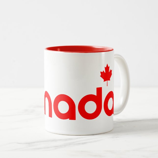 Canada Two-Tone Coffee Mug (Front Right)