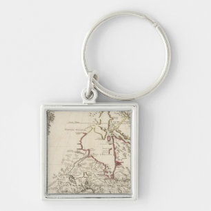 Canada, United States, North America Keychain