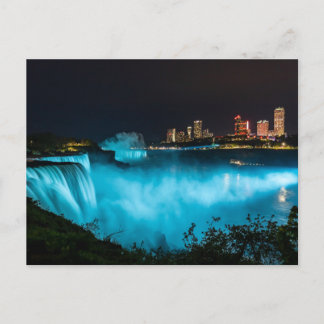 Canada-US Niagara Falls Postcard