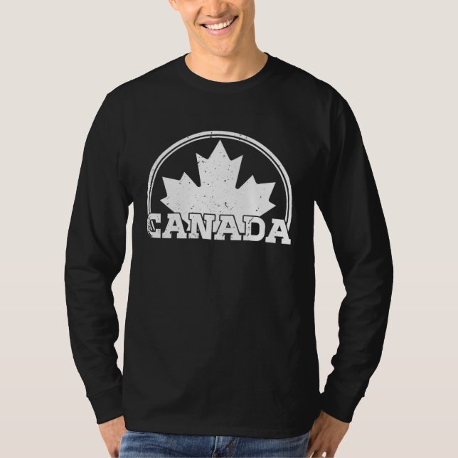 Canada USA America Hockey Canadian Maple Leaf  1 T-Shirt (Front)