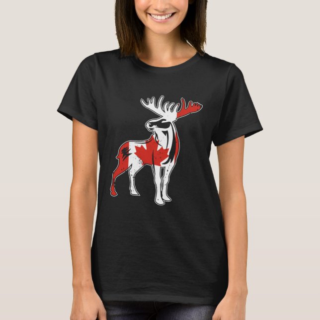 Canada USA America Hockey Canadian Maple Leaf  3 T-Shirt (Front)