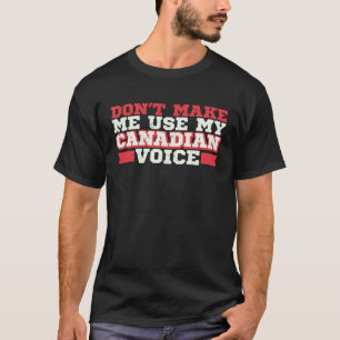 Canada USA America Hockey Canadian Maple Leaf 3 T-Shirt