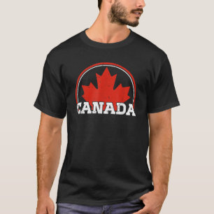 Canada USA America Hockey Canadian Maple Leaf T-Shirt