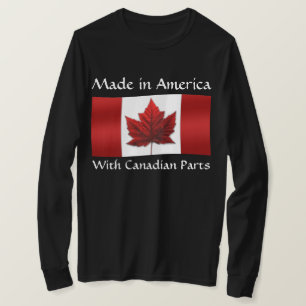Canada USA Shirts Canada US Flag Souvenirs