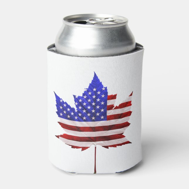 Canada USA Souvenir Can Cooler (Can Front)