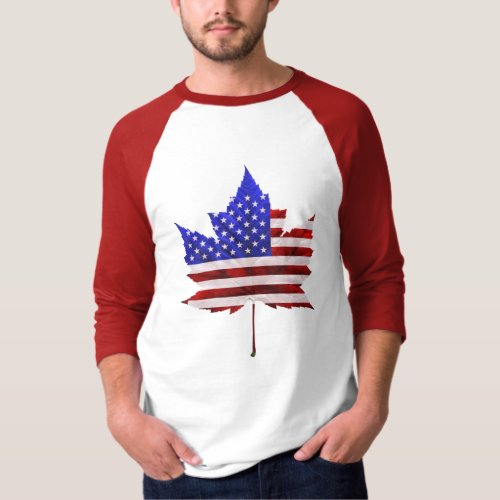 Canada USA Souvenir Jersey Shirt _ Mens