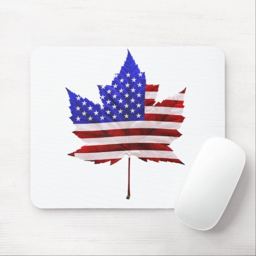 Canada USA Souvenir Mouse Pad