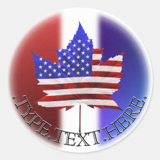 Canada USA  Stickers Personalized Souvenirs