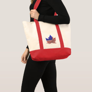 Canada USA Tote Bags Canada / US Souvenir Bags