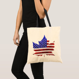 Canada USA Tote Bags Canada / US Souvenir Bags