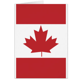 Canada vertical flag cards