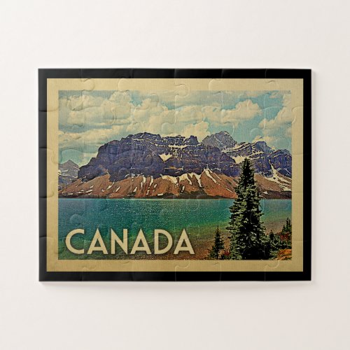 Canada Vintage Travel Jigsaw Puzzle