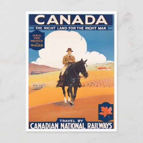 Canada vintage travel postcard
